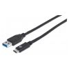 USB C Kabel USB C 1m, MANHATTAN (353373)