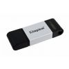 USB C DISK Kingston 256GB DT80, 3.2 Gen1, kovinski, s pokrovčkom
